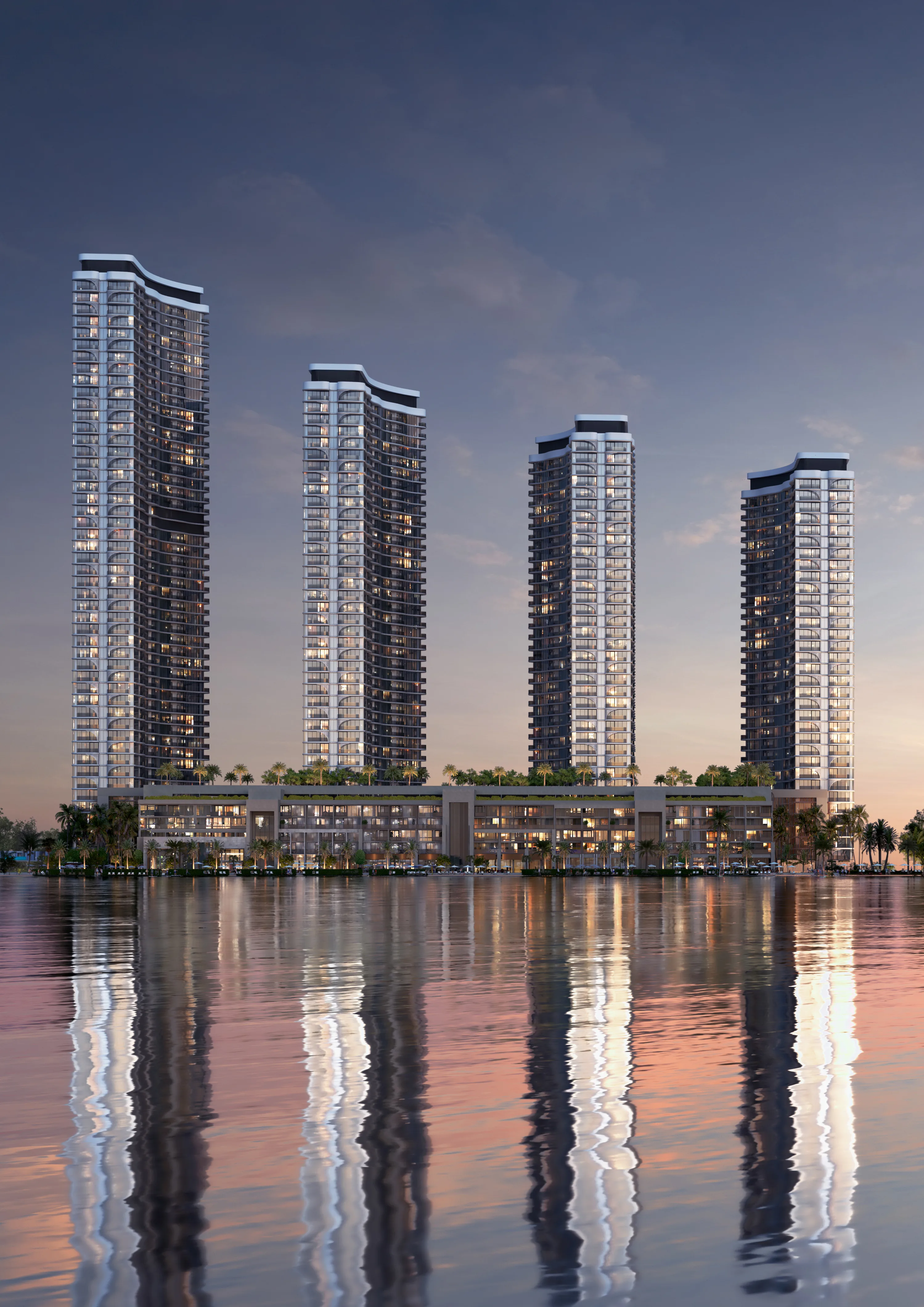 Panoramic View of the UAQ Beachfront Skyline